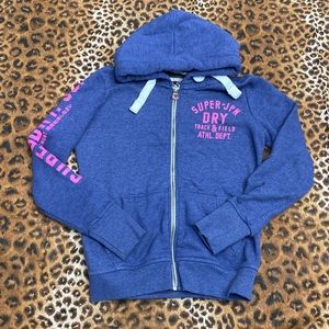 Superdry blue hoodie